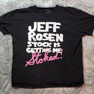 Jeff Rosenstock is Getting Me Stoked! Black XL T-Shirt